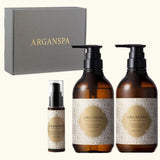 ARGANSPA（アルガンスパ） まとまりケアセット ギフトBOX | シャンプー・トリートメント・ヘアオイル